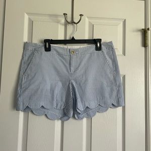 New, Lilly Pulitzer Buttercup shorts in seersucker